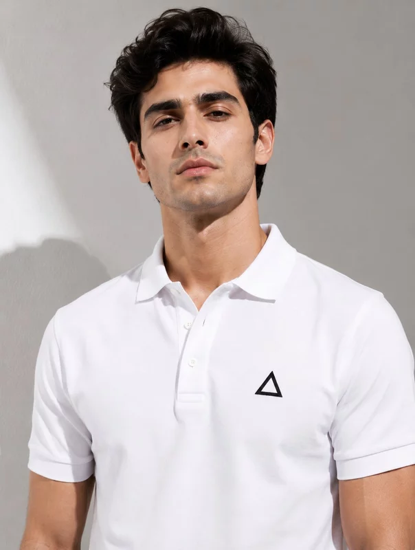 BLANC MONACO SIGNATURE SOLID PREMIUM CLASSIC POLO SHIRT