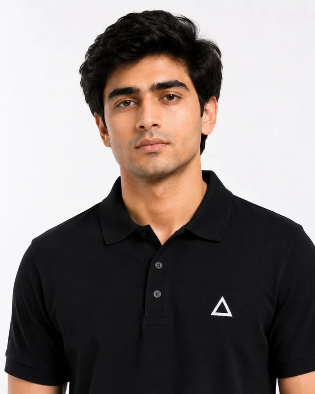 NOIR MILANO SIGNATURE SOLID PREMIUM CLASSIC POLO SHIRT