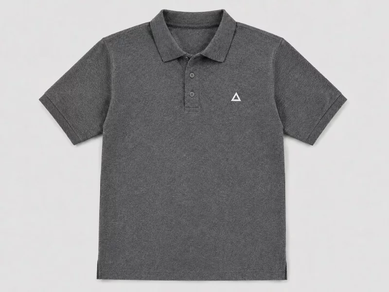 GRIS PARIS SIGNATURE SOLID PREMIUM CLASSIC POLO SHIRT