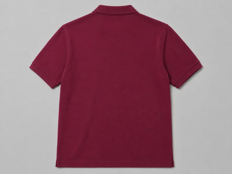 BORDEAUX ROMA SIGNATURE SOLID PREMIUM CLASSIC POLO SHIRT