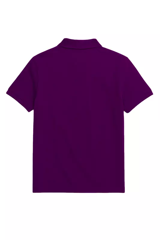 AMETHYST PURPLE SOLID PREMIUM JACQUARD POLO SHIRT